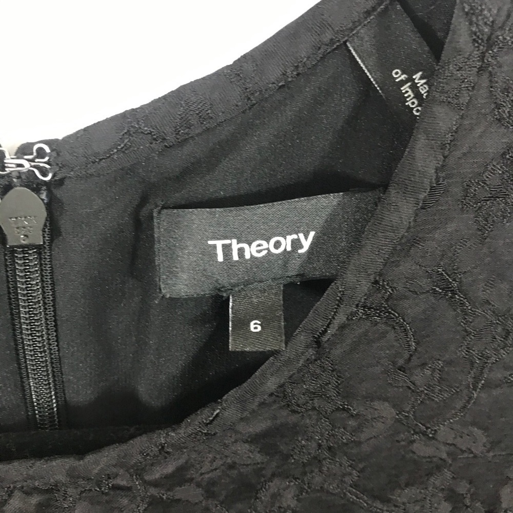 THEORY Adraya Jacquard Shift Dress 6 - Picture 4 of 9